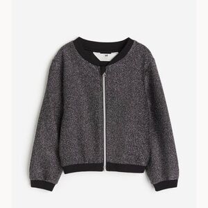 H&M New‎ Glittery Cardigan with Zipper